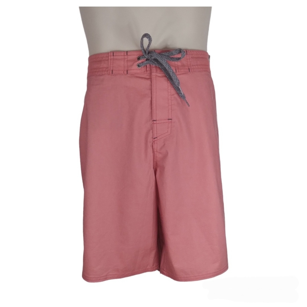 Roundtree & York Men's Swim #S85MR425 Trunks Size 36 Dusty Cherry Board Shorts